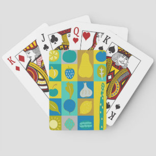 Veggie Blocks I Playing Cards