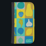 Veggie Blocks I Samsung S4 Wallet Case<br><div class="desc">Home Décor</div>