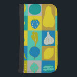 Veggie Blocks I Samsung S4 Wallet Case<br><div class="desc">Home Décor</div>