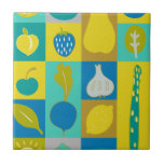Veggie Blocks I Tile<br><div class="desc">Home Décor</div>
