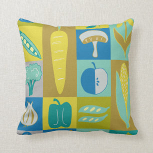 Veggie Blocks II Cushion