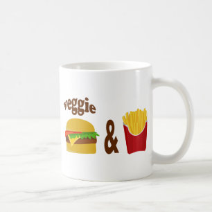 Veggie Burger and Fries Coffee Mug