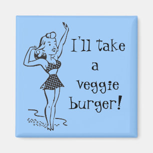 Veggie Burger Magnet