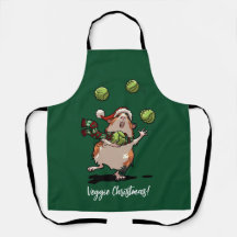 Veggie Christmas! Guinea Pig Juggling Sprouts