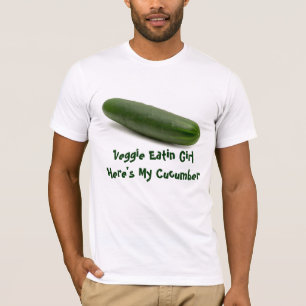Veggie Eatin Girl Here's My Cucumber T-Shirt