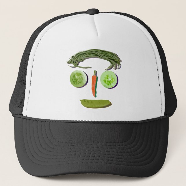 Veggie Face Trucker Hat (Front)