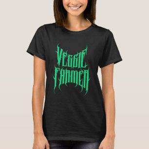 Veggie Farmer Gothic Style Vegetable Grower Ranche T-Shirt