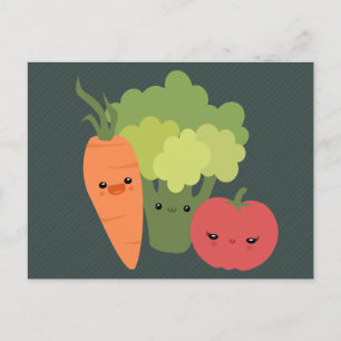 Veggie Friends Postcard