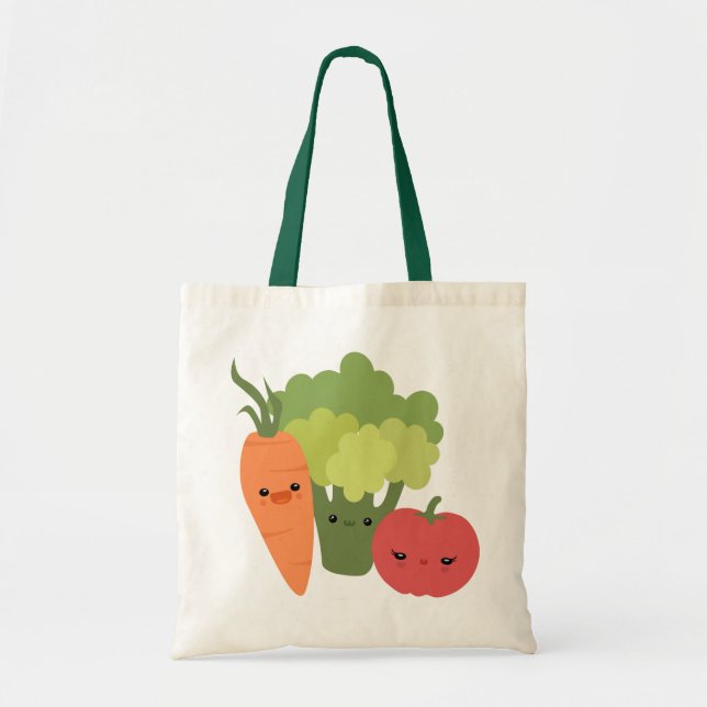 Veggie Friends Tote Bag (Front)