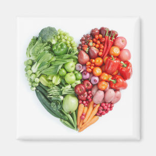 Veggie Heart Magnet
