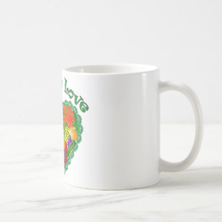 Veggie Love Heart Coffee Mug