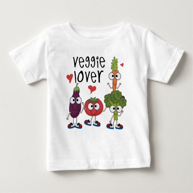 Veggie Lover Baby T-Shirt (Front)