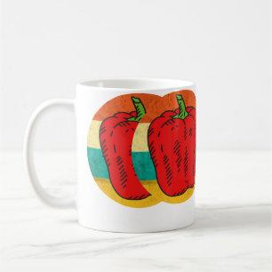 Veggie Lover Paprika Vegetables Bell Pepper Coffee Mug