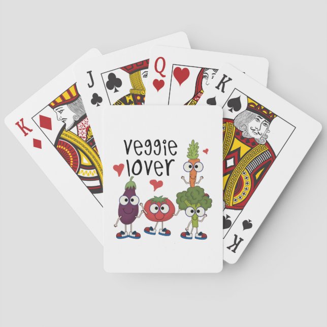 Veggie Lover Playing Cards (Back)