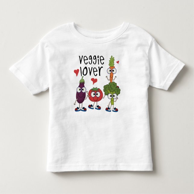 Veggie Lover Toddler T-Shirt (Front)