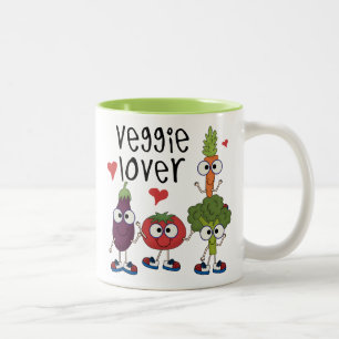 Veggie Lover Two-Tone Coffee Mug