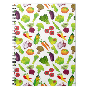 Veggie Pattern Notebook