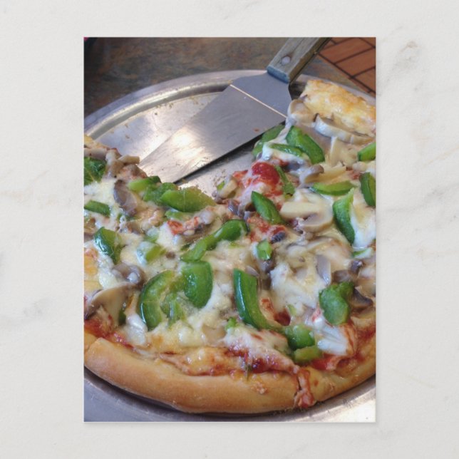 Veggie Pizza Slices Postcard (Front)