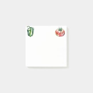 Veggie  post-it notes