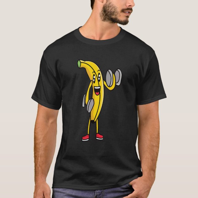 Veggie Power  Banana  Power  Vegan Protein  Vegan T-Shirt (Front)