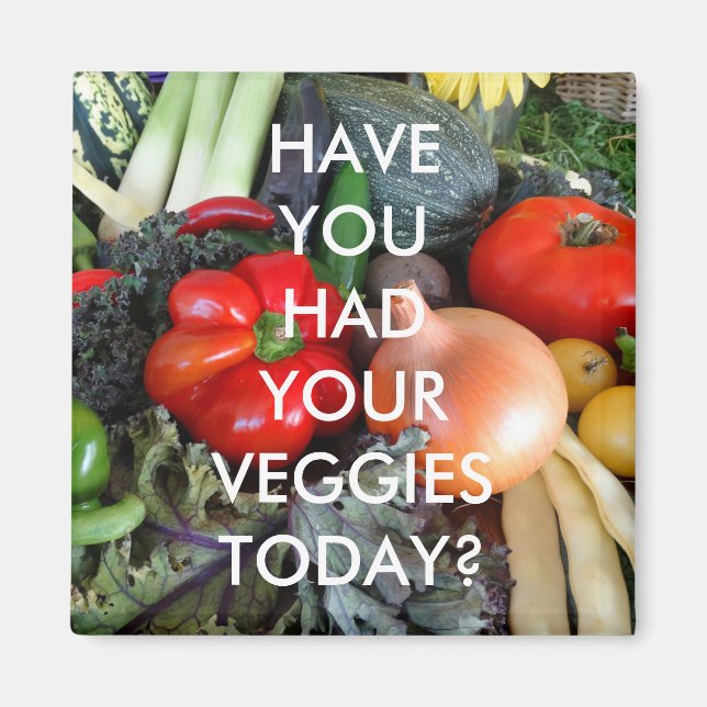 Veggie Reminder Magnet (Front)