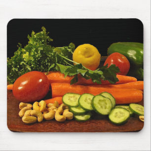 Veggie Salad Plate Mouse Pad