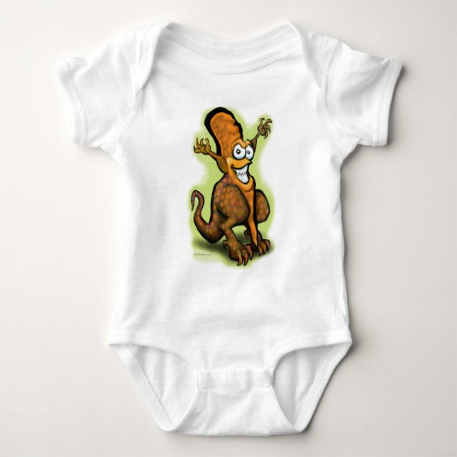 Veggie Saurus Rex Baby Bodysuit (Front)