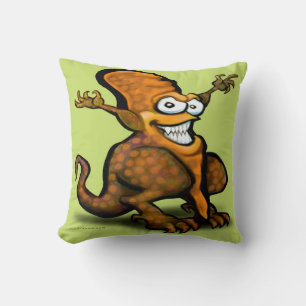 Veggie Saurus Rex Throw Pillow