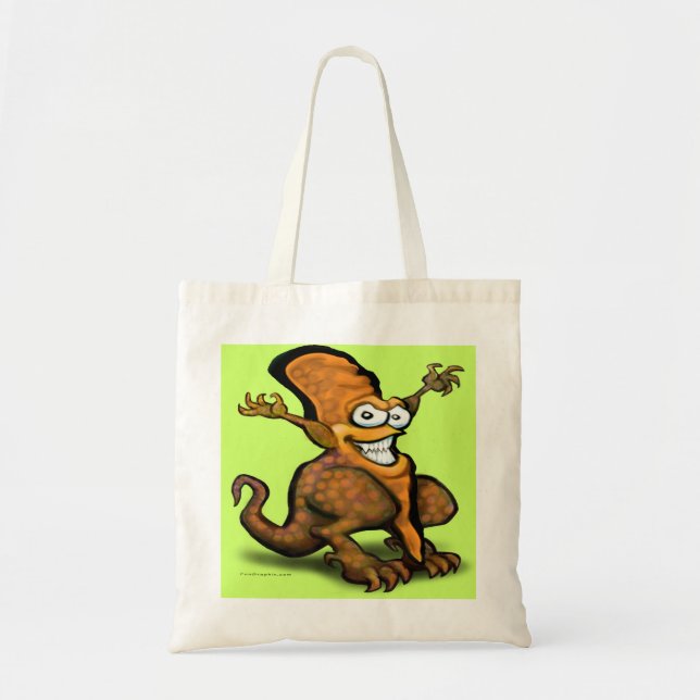 Veggie Saurus Rex Tote Bag (Front)