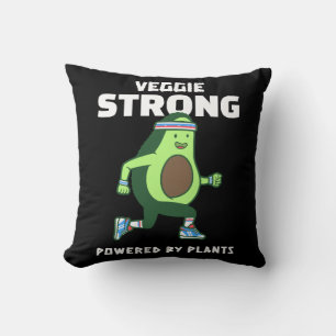Veggie Strong, Powered by plants Cushion