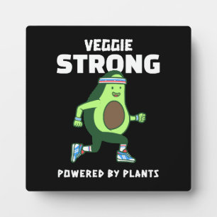 Veggie Strong, Powered by plants Plaque