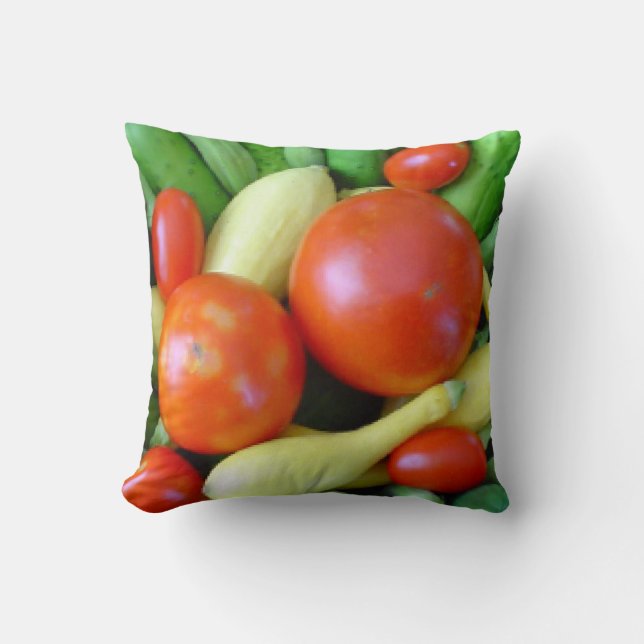 Veggie Throw Pillow (Front)