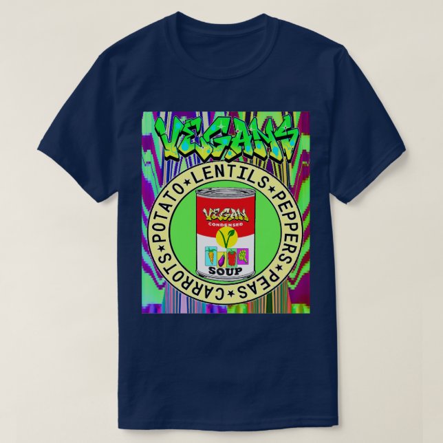 Veggie Vegan T-Shirt (Design Front)