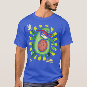 Veggie Vegetables Vegan Vegetarian Dabbing Avocado T-Shirt