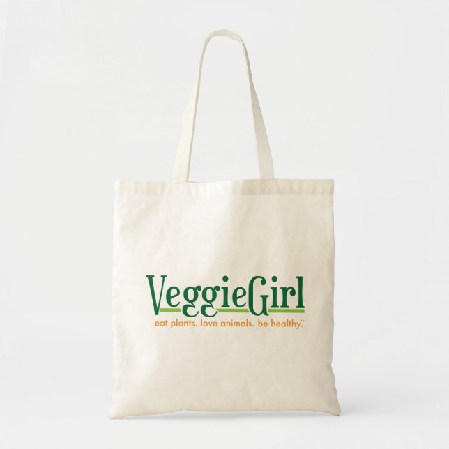 VeggieGirl Tote Bag (Front)