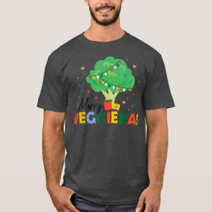 Veggiemas Broccoli Christmas Tree World Vegetarian T-Shirt