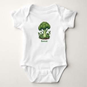 Veggies 18, Broccoli, vegetable, babies, gardener, Baby Bodysuit
