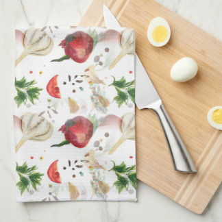 Veggies and Spices Towel