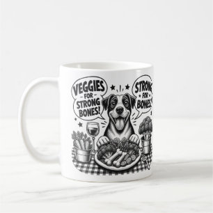 Veggies For Strong Bones! - World Vegan Day Coffee Mug