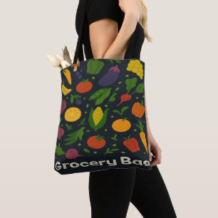 Veggies Grocery Tote Bag