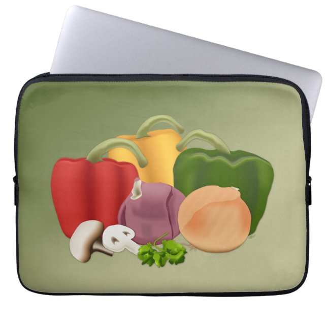 Veggies Laptop Sleeve (Front)