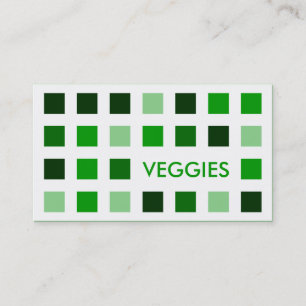 VEGGIES (mod squares) Business Card