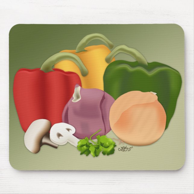 Veggies Mouse Pad (Front)