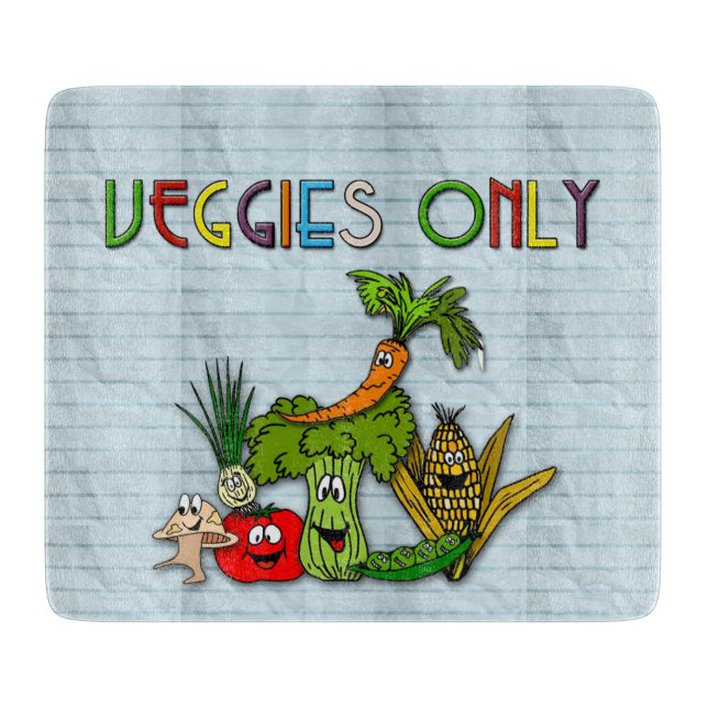 veggies only - cutting board (Front)