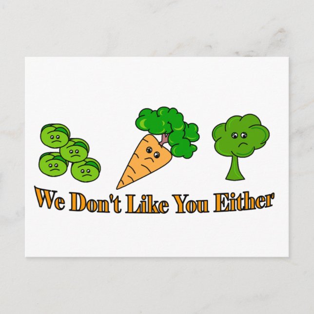 Veggies Postcard (Front)