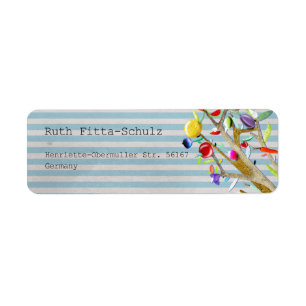 Veggies Watercolor Return Address Label
