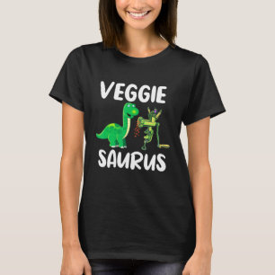 Veggiesaurus Vegetarian Dino No Meat Plant Based D T-Shirt