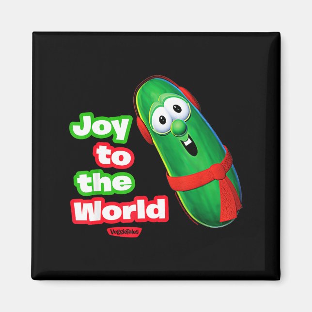 Veggietales Joy To The World Larry The Cuber  Magnet (Front)