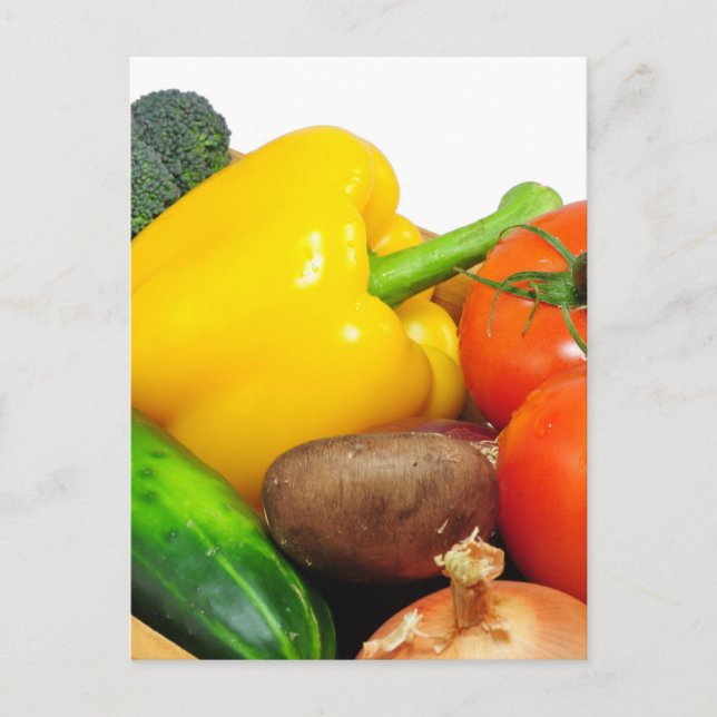 Vegtables In A basket Postcard (Front)