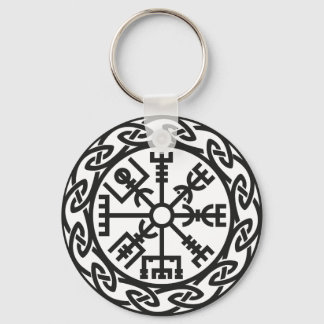 Vegvísir, Iceland, Traveller's Charm, Protection Key Ring